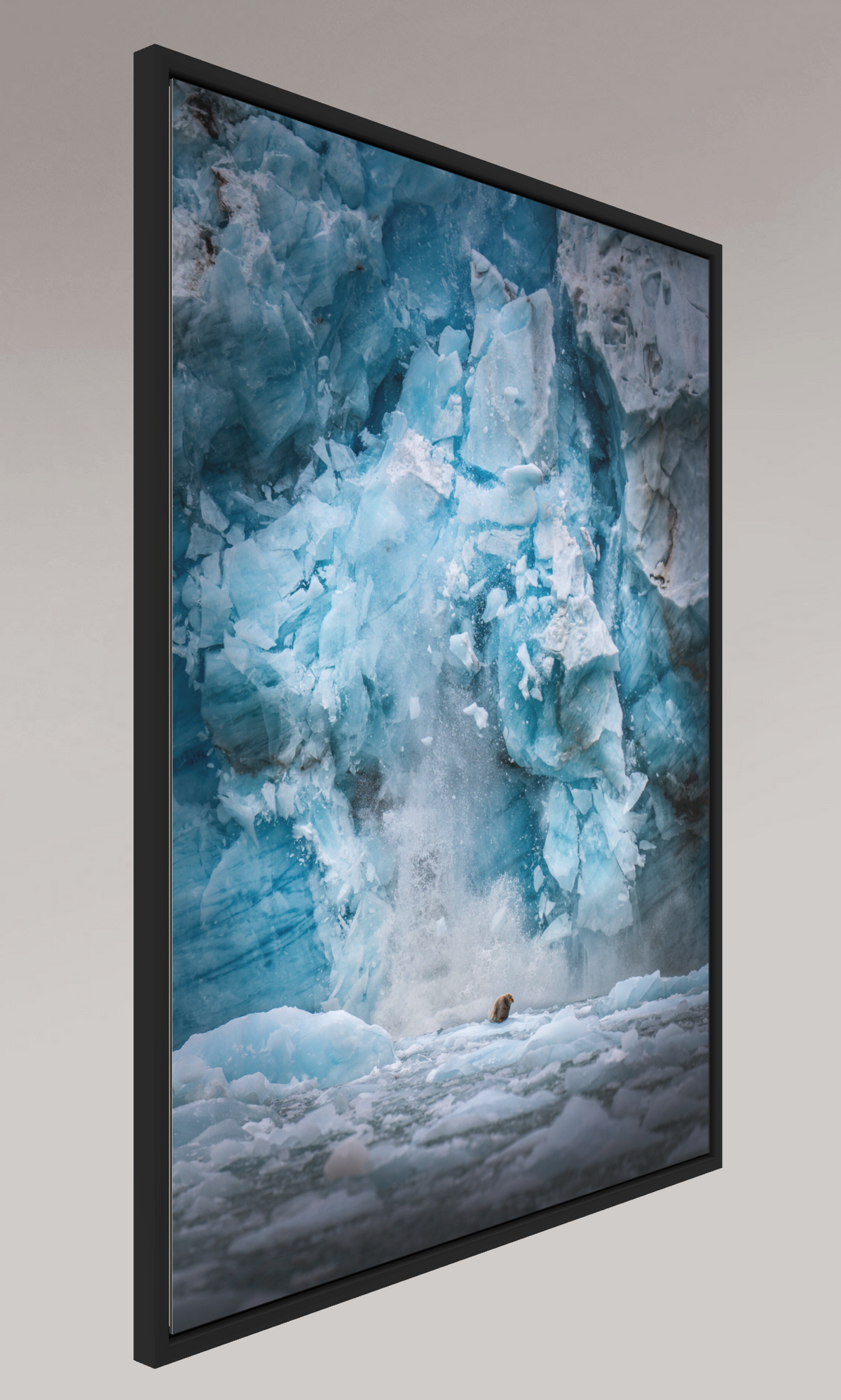 ICEFALL by Axel Schmidtke — glacier ice, limited edition fine art print, vertical format